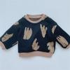Suéter Infantil Roupa Infantil Estilo Coreano Suéter de Tricô para Bebê Pulôver de Primavera e Outono para Bebê Suéter de Tricô Básico para Bebê