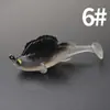Señuelo de 7g del Fabricante para Pez Mandarín y Lubina, Señuelo Blando Envuelto en Plomo Anti-Enganche, Señuelo Blando de Cola en T, Señuelo Artificial, Señuelo de Pesca Saltarina