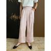 Estilo Nacional Sinan Atmosfera Borla Botão Cintura Alta Emagrecimento Reto Novo Chinês Jacquard Calça Casual SN5491