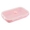 Caja de Almuerzo Plegable de Silicona Retráctil Recomendada Set de Loncheras Lonchera para Niños Caja de Conservación para Microondas