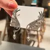 Brincos Ear Cuff Asas de Anjo Estilo Fada Europeus e Americanos de Alta Qualidade 2025 Novos Tendência Brincos de Pressão Integrados Personalizados para Mulheres
