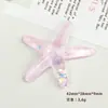 Acessórios de Resina DIY Desenho Animado Joias Estrela do Mar Cintilante Cola de Chantilly Grampo de Cabelo Capa de Celular Fivela de Sapato Chaveiro Pingente com