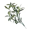 Planta Artificial de Folha de Oliveira Floresta-Estilo Arranjo para Corredor de Casamento Decoração com Flores Adereços para Fotografia de Casamento