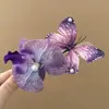 Pasador de Flor de Phalaenopsis Atmosférico, Pasador Lateral de Flor de Lujo Accesible, Joyería para la Cabeza de Pasador de Pelo de Gama Alta