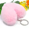 Llavero de Felpa con Forma de Corazón de Amor de Moda Colgante para Bolso de Pareja Coche Actividades Pila Regalos Pequeños