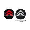 Adecuado para pegatina de tapa central de buje de rueda Citroen pegatina de tapa de buje de rueda modificada para coche pegatina de aluminio 56.5mm