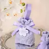 Acompanhamento de Casamento Estilo Chinês Nova Sacola de Doces para Casamento Portátil Dobrável Sacola de Tecido Grátis Doce