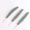 Envío Transfronterizo de Agujas de Pino Artificiales Individuales, Ramas de Pino Falsas Navideñas, Accesorios para Arreglos Florales de Plantas Verdes, Ramas de Pino para Decoración Festiva