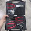 Pinzas multiusos rectas y curvas para cableado automotriz, cortadores en ángulo, pinzas para tubos de aceite, pinzas de desconexión, extractor de agujas, palanca de conexión