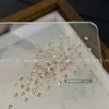 Acessórios de Zircônia Diamante Brilhante 5A para Nail Art, Diamantes Coloridos Brilhantes de 3mm Estrela de Cinco Pontas Fundo Plano, Decorações de Estrela Mini Atacado