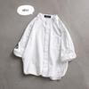 Camisa de manga de siete puntos para hombre moda coreana guapo tendencia superior ins estilo Hong Kong canalla chicos guapos camiseta básica manga corta