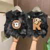 Camiseta Chaleco Tie-Dye para Niños y Niñas Verano Estampado de Dibujos Animados Niños Delgado Sin Mangas Moda Casual Top Sin Mangas