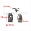 Tuerca de placa de matrícula de coche, base de tornillo, hebilla, guardabarros, revestimiento de guardabarros, hierro en forma de U fijo, dacromet