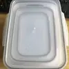 Caja de conservación fresca refrigerada congelada transfronteriza temu sellada refrigerador drenaje fruta grado alimenticio especial caja de cocina apilable