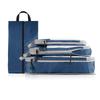 Bolsa de almacenamiento de viaje transfronteriza de 6 piezas, bolsa organizadora de equipaje, bolsa de almacenamiento de maleta de gran capacidad