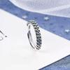 Plata tailandesa dinero mucho corazón en anillo de dinero retro tiempo para correr cobre anillo abierto fabricantes al por mayor
