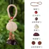 Pingente Sino de Vento Natural de Casca de Fruta e Semente Estilo Madeira Natural Vendido Quente Pingente de Ecologia Original Ornamento Divertido de Casca de Fruta e Semente