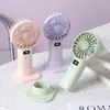 Ventilador de Escritorio Portátil de Color Caramelo Nuevo para Verano 300mAh Recargable por USB Ventilador con Cordón Regalo