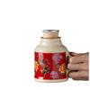Varios Wenchuang de la Ciudad Prohibida de Huan Flor Grande del Noreste Taza de Olla Caliente Pequeña Regalo de Vacaciones para Madre Maestra Regalo de Cumpleaños Regalo de Acompañamiento