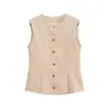 Chal Casual Suelto de Color Sólido para Mujer Estilo Europeo y Americano Primavera 9839