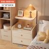 Mini Armario de Almacenamiento Nórdico para Dormitorio, Mesita de Noche, Armario Pequeño, Estante de Almacenamiento para Mesita de Noche para Habitación de Alquiler