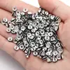 Accesorios para Joyería DIY Anillo de Taladro de Color Pulsera de Cuentas con Pedrería Anillo Espaciador de Diamantes Rueda Anillo 6mmV109