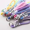 En Stock Nuevo Accesorio de Llavero con Cordón para Botella de Agua, Correa de Muñeca Corta y Colorida para Botella de Agua con Hebilla Metálica