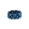 Anillo de titanio y acero nuevo europeo y americano diseño de cadena de reloj joyería hip hop acero inoxidable estilo simple para hombre venta al por mayor