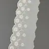 6.5cm Encaje de Algodón Francés Puro Bordado Ropa Lolita Accesorios Encaje Hueco Decoración Hecho a Mano DIY