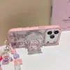 Funda de Lunares Conejito Little Rabbit de Ailes para Apple 18 Pro Max, iPhone 17 Magnético 16 Soporte Vibratorio