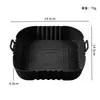 Tapete de Silicone para Air Fryer Tigela de Silicone para Assar Assadeira Bandeja de Forno Bandeja de Air Fryer Tampa de Silicone
