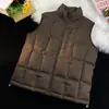 Nuevo Chaleco de Algodón de Alta Calidad con Cuello Alto a Bloques para Pareja, Chaqueta sin Mangas con Forro de Grafeno, Otoño/Invierno 2026