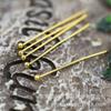 Joyería diy anillo de cobre con apertura de 9 pines pasador en T material de cuentas hecho a mano pasador de bola pasador de bola pasador de bola cierre de langosta A502