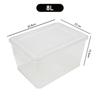Contenedor Crisper Personalizado de Grado Alimenticio 8L Gran Capacidad Refrigerador Caja de Almacenamiento para Conservación Fresca Transparente Sellado Caja de Almacenamiento de Alimentos con Tapa