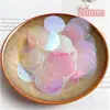 Lentejuelas Redondas con Borde Redondeado de Escamas de Pescado Lentejuelas Iridiscentes para Manualidades DIY Accesorios para Ropa Bolsas Accesorios de Brillo para Escenario