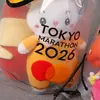Bolsa Transparente Plástica Espessa com Cordão, Mochila de Ombro Duplo para Maratona, Logo Personalizável, Bolsa de Armazenamento à Prova de Poeira para Bonecas