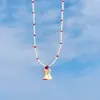 Chica Peculiar ~ Diseño Nicho de Verano Versátil Ins Nuevo Collar de Cuentas Colorido Dálmata para Viajero con Bloques de Color