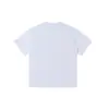 Camiseta Masculina de Manga Curta Algodão Puro Ombro Caído Tamanho Grande Padrão Transfronteiriço Tamanho EUA Fio Duplo Penteado Algodão 300g Versão Europeia e Americana