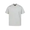Camiseta Sencilla de Color Sólido de Manga Corta para Hombre, Estilo Verano, Camiseta Holgada Casual de Cuello Redondo y Media Manga, Top de Moda Americana Trendy
