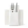 Paquete de Servilleta Plegable para Cubiertos y Servilleta de Papel Blanca Libre de Polvo Transfronteriza Servilleta Desechable Libre de Polvo para Restaurante Occidental