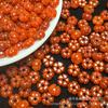 Color rojo jade 8 x 5 mm calabaza cuentas sueltas al por mayor accesorios de jade para manualidades pulsera collar accesorios de jade al por mayor