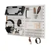 Tablero de clavijas para dormitorio sin taladro multifuncional DIY para escritorio de computadora, colgador de teclado, auriculares, controlador, estante de almacenamiento