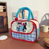 Bolsa Lancheira Animal Desenho Animado Fofo com Camada Espessa de Folha de Alumínio para Isolamento, Bolsa Lancheira para Estudante Estilo Japonês
