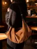 Bolso de Mano Tipo Dumpling Clásico Transfronterizo Otoño e Invierno, Bolso de Mano Elegante de Gran Capacidad, Bolso Casual Versátil Plegado Mate