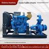Controle de inundações e descarga de esgoto caminhão bomba de água móvel motor diesel unidade de bomba de água tipo reboque bomba diesel bomba cúbica 260