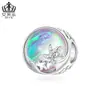 Cuentas Originales Aifuler de Ola de Playa Iridiscente y Estrella de Mar, Material de Cobre, Chapado en Platino, Cuentas Versátiles Estilo Océano para DIY