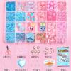 Material Hecho a Mano con Cuentas para Niños Ropa para Niñas Cuentas DIY Pulsera Collar Joyería Entrenamiento de la Mentación Juguetes Educativos