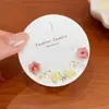 Nueva Colección Otoñal de Pendientes de Botón con Flores Pequeñas de Colores para Mujer, Aguja de Plata Exquisitos Pendientes Dopamina Estilo Girly Corazón Estilo Nacional Temperamento