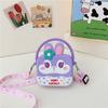 Nuevo Monedero para Bebé Bolsa de Silicona Linda para Niños Bolsa de Almacenamiento de Conejo de Dibujos Animados Bolsa Multifuncional Portátil Cruzada