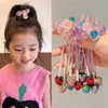 Cuerda Doble para el Cabello de Niña Mariposa de Cristal Cola de Caballo Banda Elástica Alta Diadema de Corazón de Princesa No Lastima el Cabello